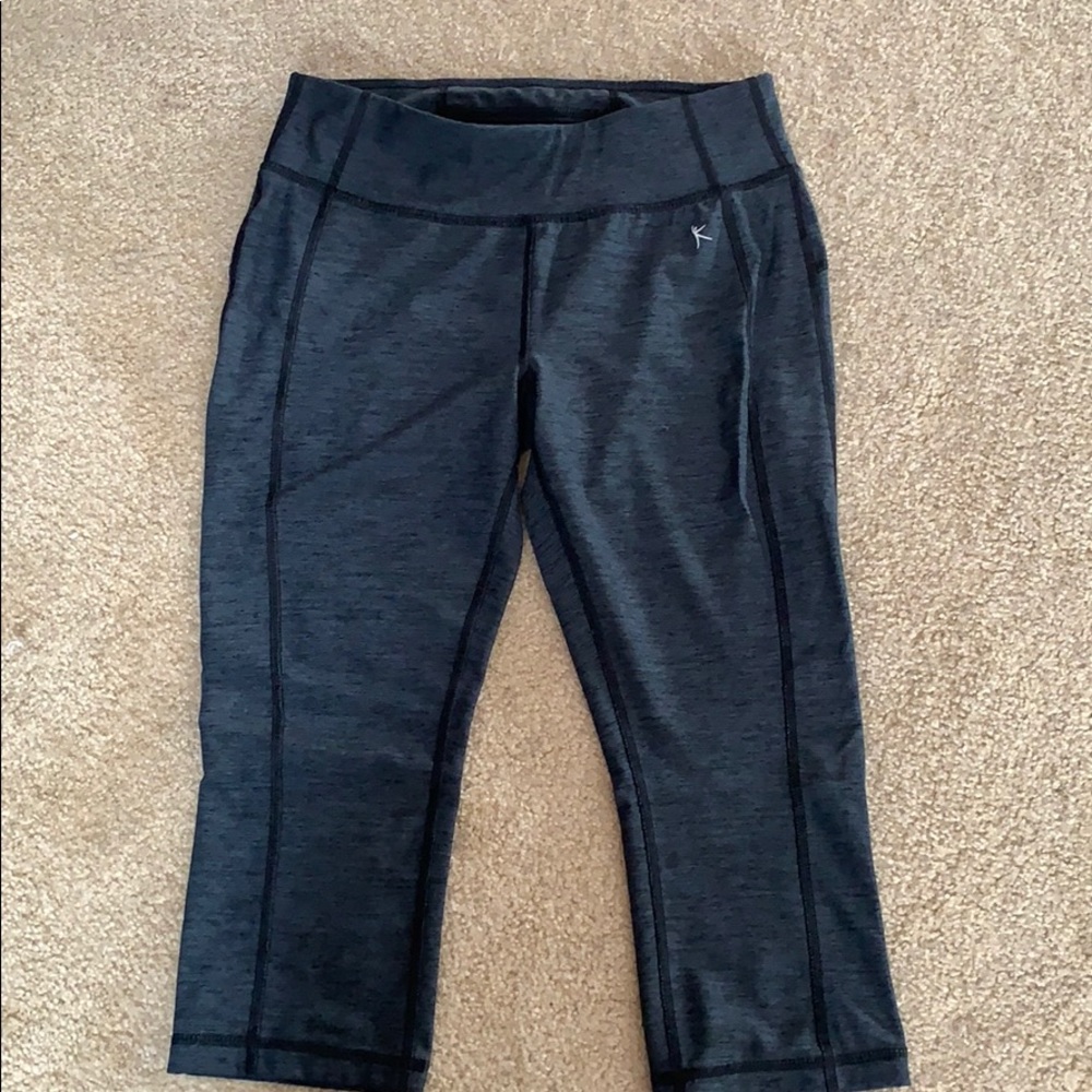 Grey Danskin Now Cropped Leggings